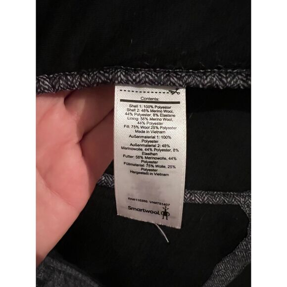 Smartwool Parka Jacket Women's Coat Medium Full Zip SmartLoft 180 - Gray - Picture 10 of 10